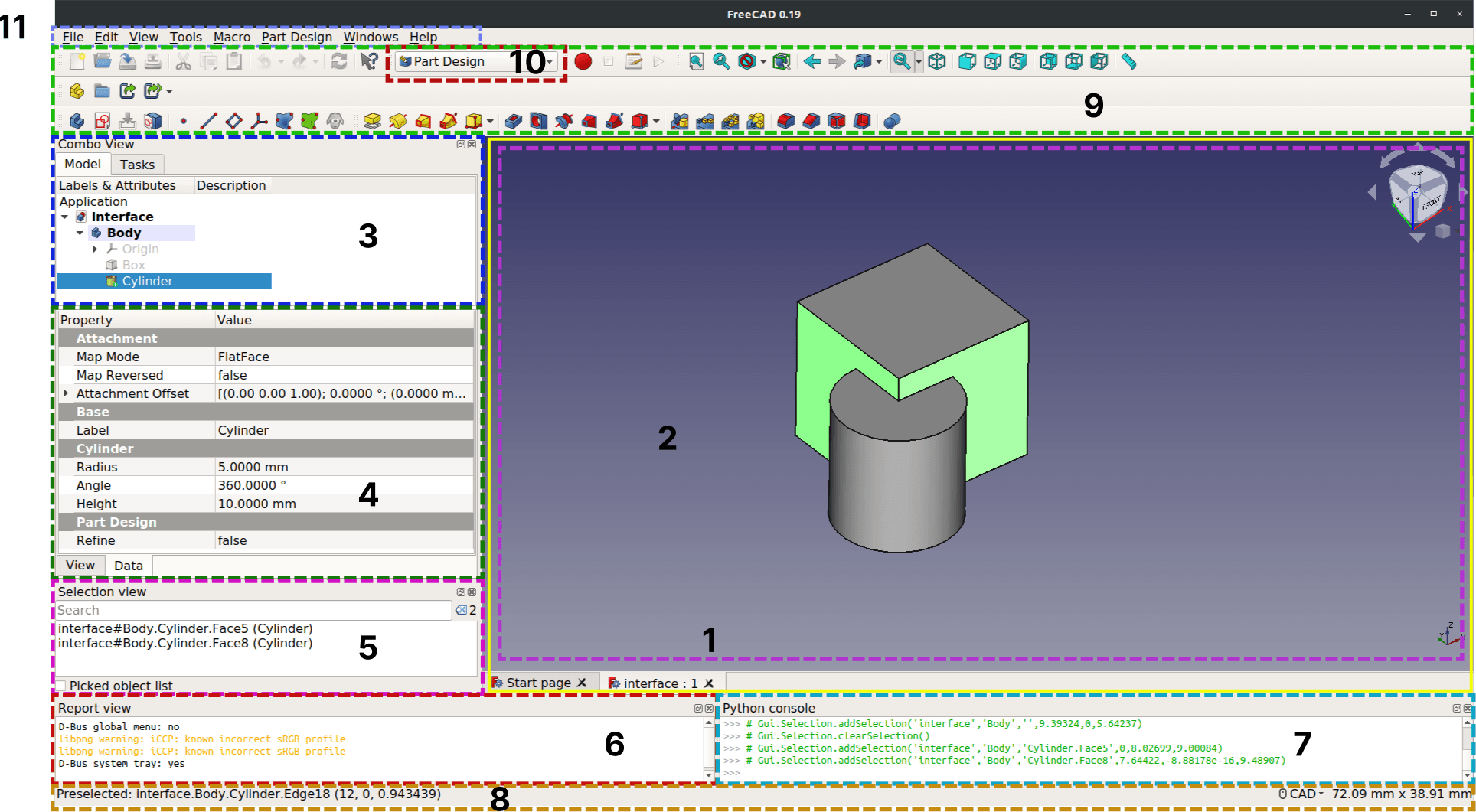 FreeCAD screenshot