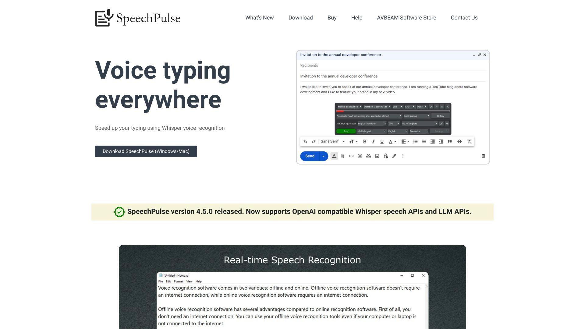 SpeechPulse screenshot