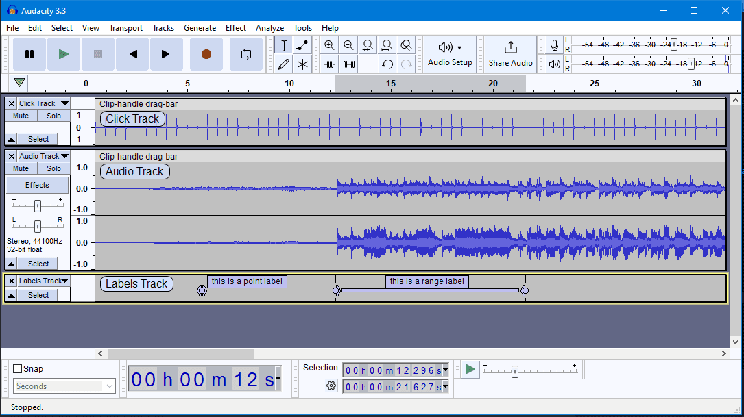 Audacity screenshot